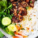 Vermicelli salad bbq pork